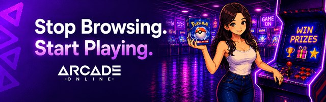 Arcade Online — stop browsing, start playing. Play arcade games online and win prizes.